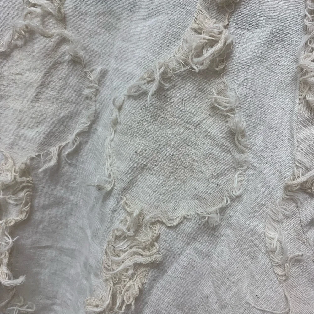 Zara Voluminous Fringe Blouse